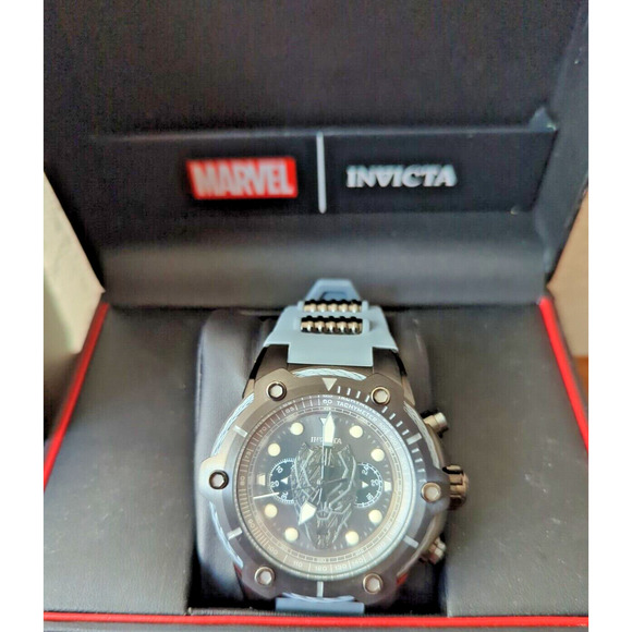 Invicta Marvel Black Panther Men's Chronograph Watch - Needs Battery 0276/4000 - Picture 3 of 5